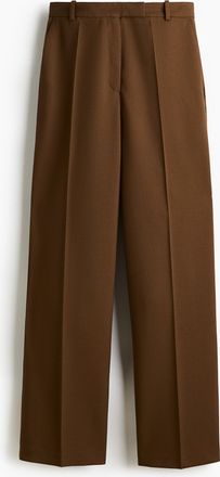 H&M Elegante Hose mit hohem Bund - Brown