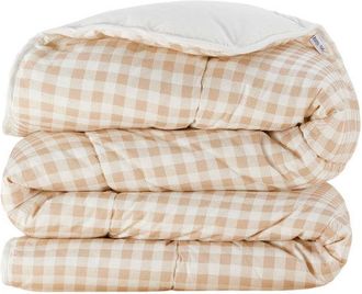 Colchones Aznar Edred&oacute;n Invierno Vichy Algod&oacute;n 100% Suave C&aacute;lido Alta Calidad Relleno Poli&eacute;ster Reciclado 250 G/m&sup2; Cama 150/160 (240x220) - Floral