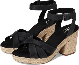 Toms Majorca Strappy Womens Sandals Black : 8.5 B - Medium, Suede