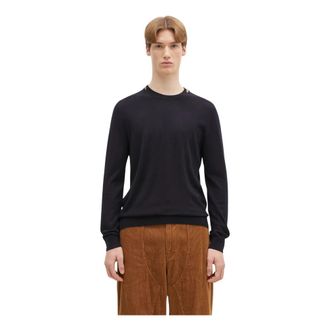 Paul Smith Truien & Vesten, Heren, Blauw, L, Wol, Ronde hals gebreide kleding