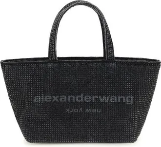 Alexander Wang Gray Cotton Shoulder Womens Bag