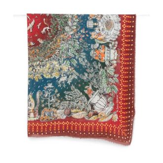 Faliero Sarti Sciarpa con stampa creature del bosco - - Accessories - Donna - Multicolore - ONE SIZE