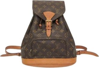 Louis Vuitton Pre-owned Canvas Rugzak - Dames - Vintage Rugzakken - Bruin - ONE Size - Vintage