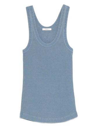 Haikure Gem ribbed top - Blue