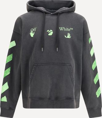 Off-white Bacco Arrow Skate Hooded Sweatshirt Male XXL