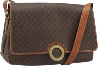 Celine Pre-owned Cross Body Bags, female, Brown, Size: ONE SIZE Pre-owned Vintage Shoulder Bag