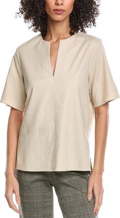 Vince Easy Linen-Blend Top