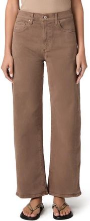 Paige Arellia Skimmer High Waist Barrel Leg Jeans in Canewood at Nordstrom, Size 29