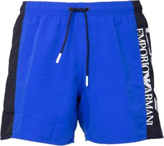 Emporio Armani Emporio Armani Ea7, Uomo, Costumi da bagno, Blu, L, new