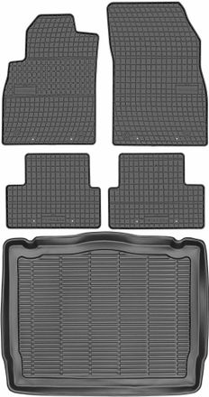OEM Juego De Alfombrillas De Goma Para Coche Y Maletero Para Opel Astra Iv J Hatchback (2009-2015)