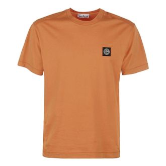 Stone Island Logo Patch T-shirt Sienna 101524113-V0073