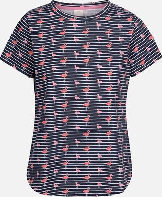 Trespass Womens Trespass Womens/Ladies Cara Flamingo Casual Top - Navy - Size: 18/20