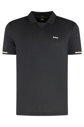 HUGO BOSS Black Stripe Trim Logo Polo