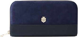 FAIRFAX & FAVOR Womens Salisbury Purse In Navy Suede