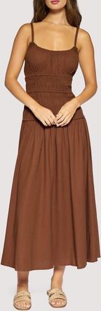 Lost + Wander Inez Maxi Dress in Brown at Nordstrom, Size X-Small
