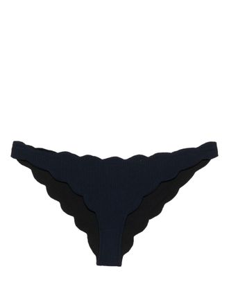 Marysia Swim Bikinislip met gewelfde afwerking - Blauw