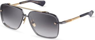Dita Eyewear MACH-SIX Grey Clear Gradient Navigator Mens Sunglasses DTS121 05 62