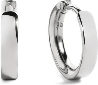 Monica Vinader Essential Huggie Hoop Earrings in Sterling Silver at Nordstrom