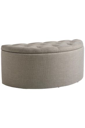 MID.YOU Mid.you Hocker, Grau, Textil, Holzwerkstoff, 100x44x42 cm, Stauraum, Wohnzimmer, Sessel, Hocker & Hockerb&auml;nke, Sitzhocker
