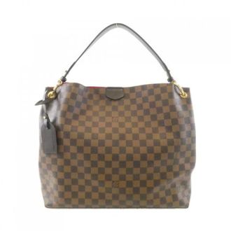 Louis Vuitton Pre-owned Graceful Damier Shoulder Bag - Dames - Pre-owned - Bruin - Maat: ONE Size