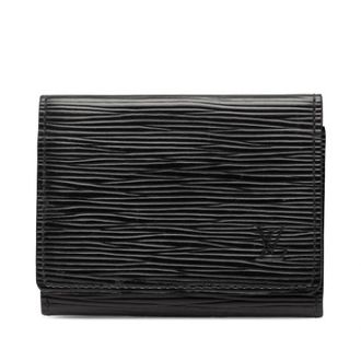Louis Vuitton Pre-owned Wallets, female, Black, Size: ONE SIZE Pre-owned Card Holder