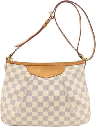 Louis Vuitton Pre-owned Vintage Damier Azur Schoudertas - Dames - Vintage Schoudertas - Wit - ONE Size - Vintage