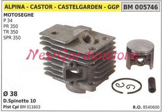 Alpina Segmentos Cilindro Pist&oacute;n Alpina Motor Motosierra P34 Pr350 Tr350 Spr350 005746