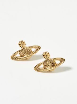 Vivienne Westwood Womens Mini bas relief earrings