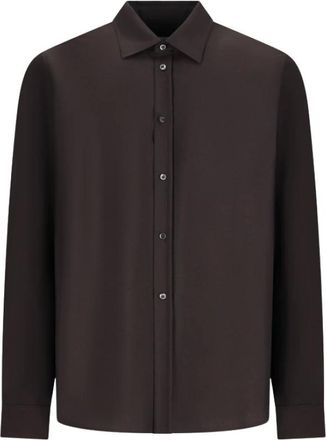Jil Sander Camicia 240 - - Shirts - Uomo - Marrone - 2XL