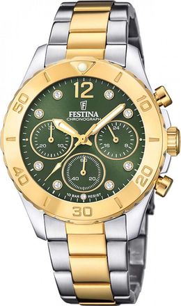 Festina Womens F20604-2 Ladies Boyfriend Watch - Silver - One Size