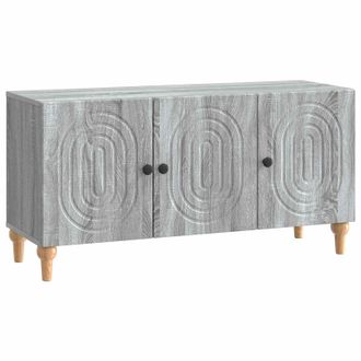 vidaXL Mueble De Tv Gris Sonoma 99 X 34,5 X 50 Cm Madera De Ingenier&iacute;a Vidaxl