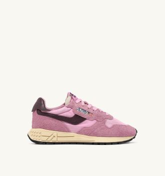 Autry SNEAKERS REELWIND LOW IN SUEDE E NYLON ROSEATE E ROSE