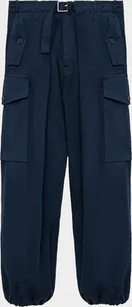 Loewe Men & apos;s Cargo Belted Trousers