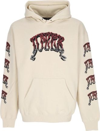 Iuter Cr&egrave;me Stoner Hoodie met Kangoeroezak - Heren - Hoodies - Beige - S - Katoen - Hoodies & sweatvesten