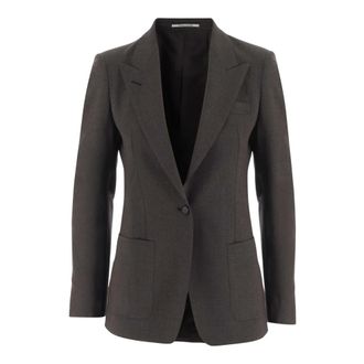 Tagliatore Dames, Jassen, Bruin, Maat: 3XL Wol
