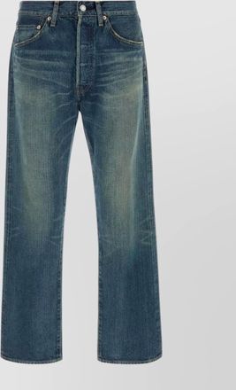 Junya Watanabe five-pocket denim trousers featuring belt loops