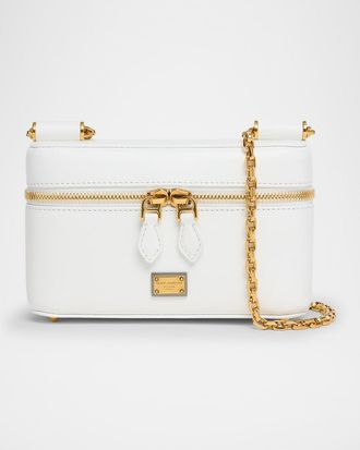 Dolce & Gabbana Sicily Calfskin Vanity Crossbody Bag