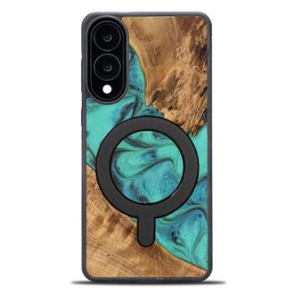 OEM Funda Bewood Unique Para Samsung Galaxy S25 Edge - Turquesa Con Magsafe