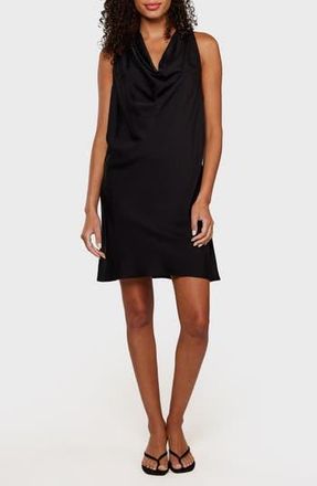 Matty M Cowl Neck Minidress in Black at Nordstrom Rack, Size X-Small