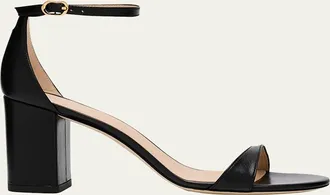 Stuart Weitzman Nudist 75mm Block Sandals