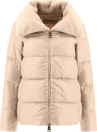 Herno Faux Fur Collar Down Jacket