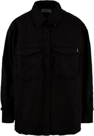 Icon Denim Los Angeles EVA X Id 844 03 Overhemden - Dames - Spijkeroverhemden - Zwart - XS - Denim - Overhemden