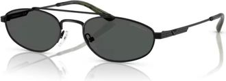 Emporio Armani Pilotenzonnebril - Heren - Accessoires - Zwart - Maat: 54 MM