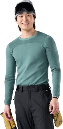 Smartwool Mens Intraknit Thermal Merino Crew Base Layer Top Green XXL
