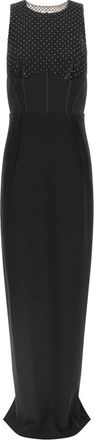 Elisabetta Franchi Red Carpet Dress - Dames - Avondkleed - Zwart - XS - Leer - Kleedjes