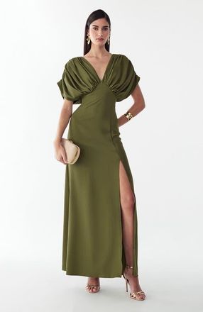 BWLDR Laila Dress in Light Olive at Nordstrom, Size 14