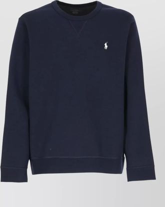 Ralph Lauren ribbed trim crew neck sweatshirt