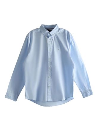 Tommy Hilfiger MW39988 buttoned shirt - men - Cotton - M - Blue