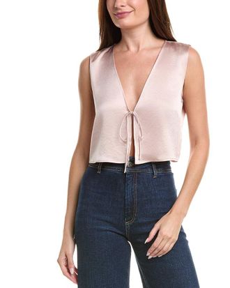 Leset Barb Tie Top