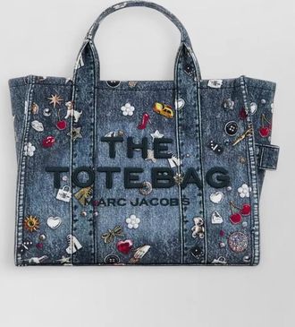 Marc Jacobs medium tote bag embroidered design